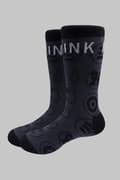 Miniatyrbild 1 av 2: Pink Floyd Socks Later Years Official Unisex Charcoal Grey (UK Size 7 - 11) UK Size 7-11