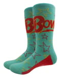 Miniatyrbild 1 av 2: David Bowie Socks Stars Outline Logo Official Unisex Green UK Size 7 - 11 UK Size 7-11