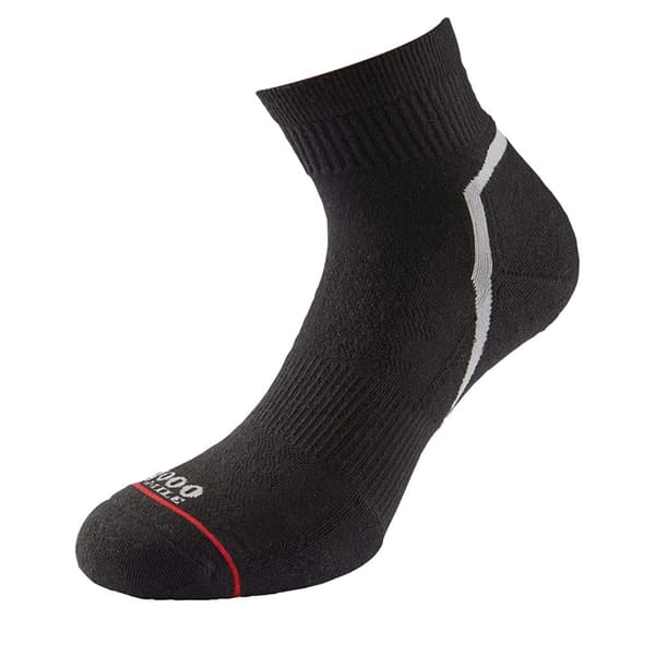 1000 Mile QTR Active Sokker til kvinder/damer Black M