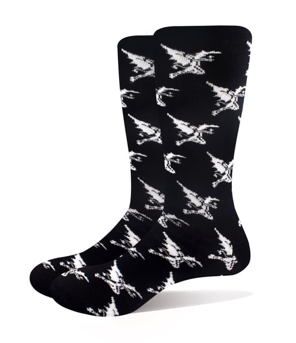 Black Sabbath Ankle Socks Logo and Demon Official Unisex Black (UK SIZE 7 - 11) UK Size 7-11