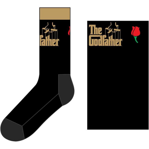 The Godfather Unisex Ankle Socks: Logo Gold (UK Size 7 - 11)