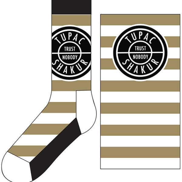 Tupac Unisex Ankle Socks: Trust Nobody (UK Size 7 - 11)