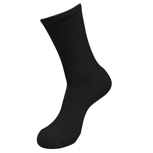 Build Your Brand Unisex-besætningsstrømper til voksne Black 3 UK-5 UK