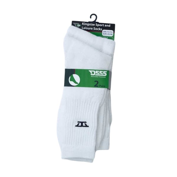 Duke Mens D555 Logan Kingsize Socks (Pack of 2)