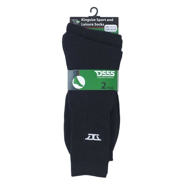 Duke Mens D555 Logan Kingsize Socks (Pack of 2)