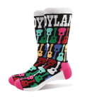 Miniatyrbild 1 av 3: Bob Dylan Socks Guitar Pattern Logo Official Unisex Black (UK SIZE 7-11) UK Size 7-11