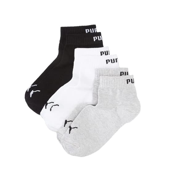Puma Womens/Ladies Quarter Ankle Socks (Pack of 3)
