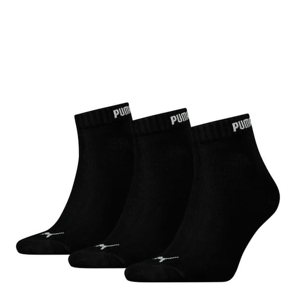 Puma Unisex Adult Quarter Socks Black 2.5 UK-5 UK