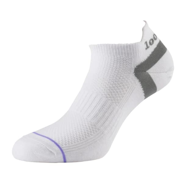 1000 Mile Womens/Ladies Liner Socks White 3 UK-5 UK