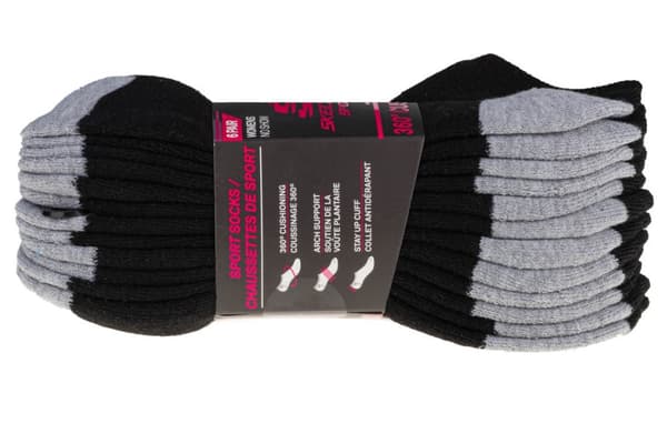 Skechers Boys 6pk No Show Socks S108264-BLK, för Pojke, Strumpor, Svart