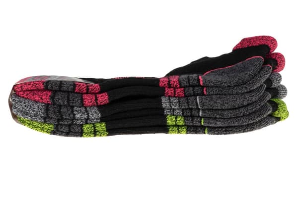 Skechers 3pk Womens Perf Grey Color Pop S110098-BLK, Kvinna, Strumpor, Svart
