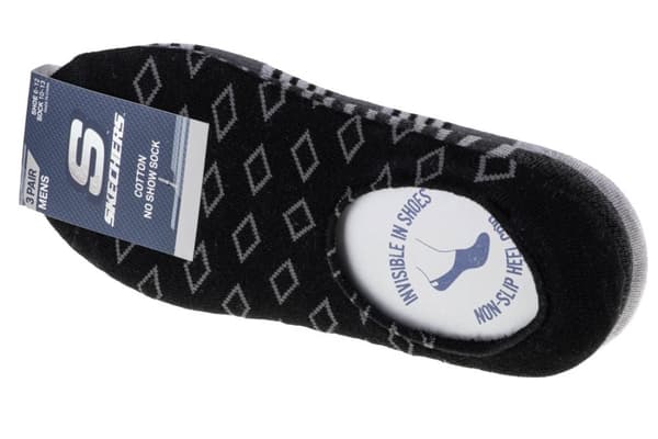 Skechers 3pk Mens Invisibles Socks  S113816-GRY, Man, Strumpor, Grå Grey 41-46