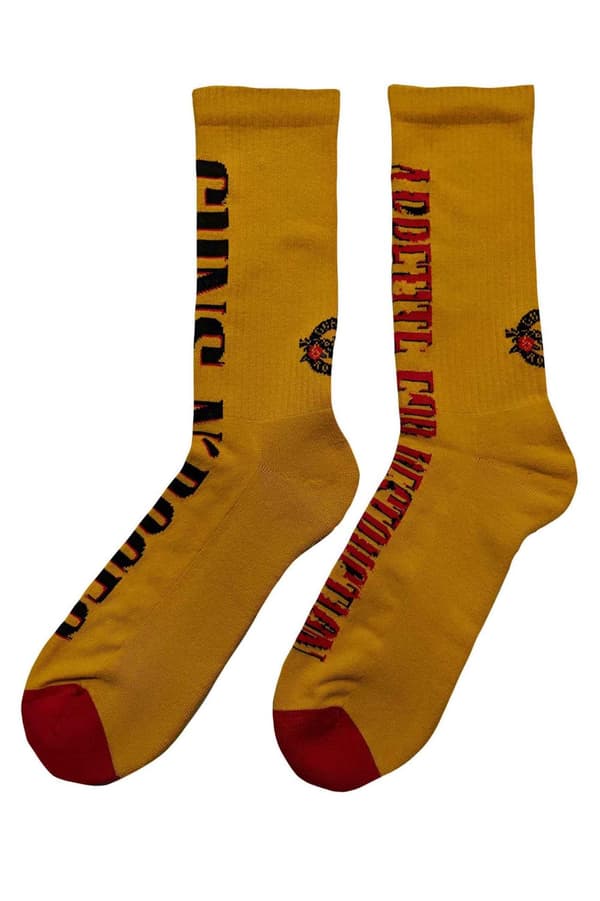 Guns N' Roses Socks Appetite for Destruction Official Unisex Ankle UK SIZE 7-11 UK Size 7-11