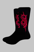 Miniatyrbild 4 av 4: Slipknot Socks Tribal S Official Unisex Black Ankle (UK SIZE 7 - 11) UK Size 7-11