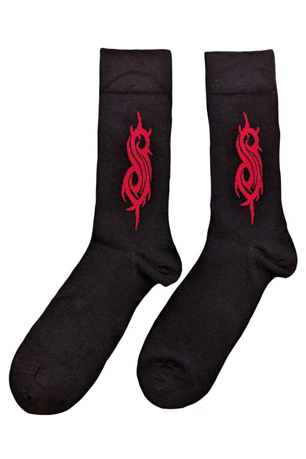 Slipknot Socks Tribal S Official Unisex Black Ankle (UK SIZE 7 - 11) UK Size 7-11