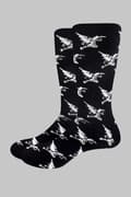 Miniatyrbild 4 av 4: Black Sabbath Socks Demon Pattern Official Unisex Black Ankle (UK SIZE 7 - 11) UK Size 7-11