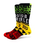 Miniatyrbild 1 av 4: Bob Marley Socks Press Play Official Unisex Black Ankle (UK SIZE 7 - 11) UK Size 7-11