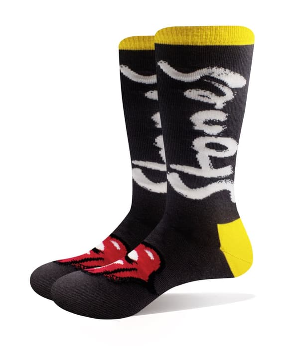 The Rolling Stones Socks No Filter Official Unisex Black Ankle UK SIZE 7-11 UK Size 7-11