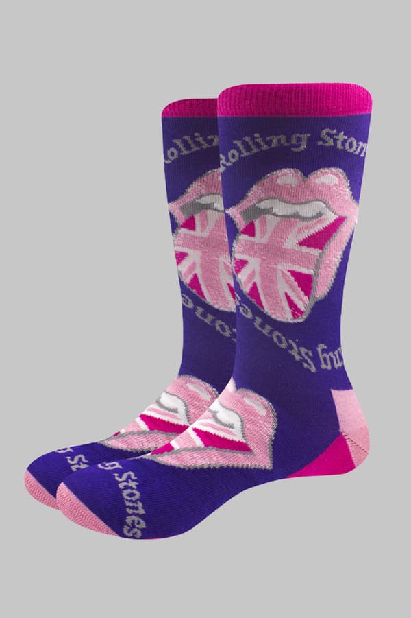 The Rolling Stones Ankle Socks UK Tongue Official Unisex Ankle UK SIZE 7 - 11 UK Size 7-11