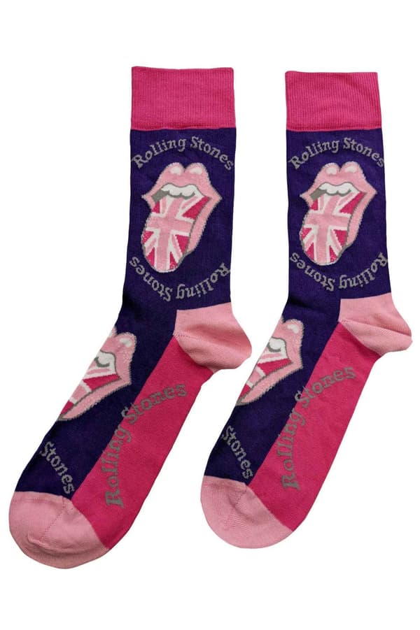 The Rolling Stones Ankle Socks UK Tongue Official Unisex Ankle UK SIZE 7 - 11 UK Size 7-11