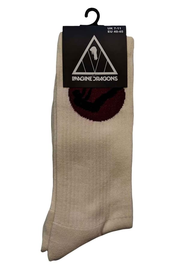 Imagine Dragons Socks Mercury Official Unisex Natural Ankle (UK SIZE 7 - 11) UK Size 7-11