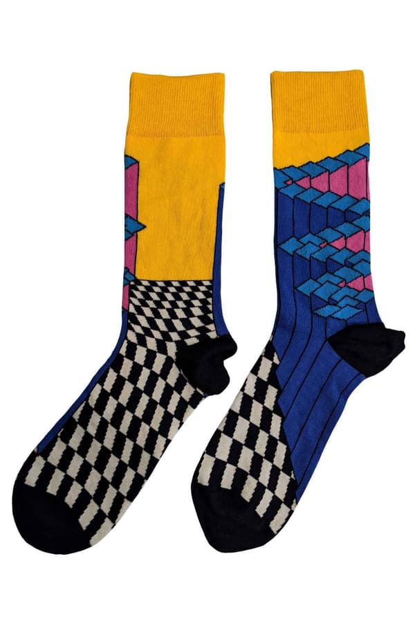 The Strokes Socks Angles Band Logo Official Unisex Blue Ankle (UK SIZE 7-11) UK Size 7-11