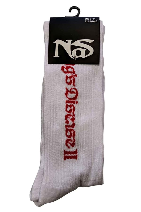 Nas Socks KD II Official Unisex White Ankle (UK SIZE 7 - 11) UK Size 7-11