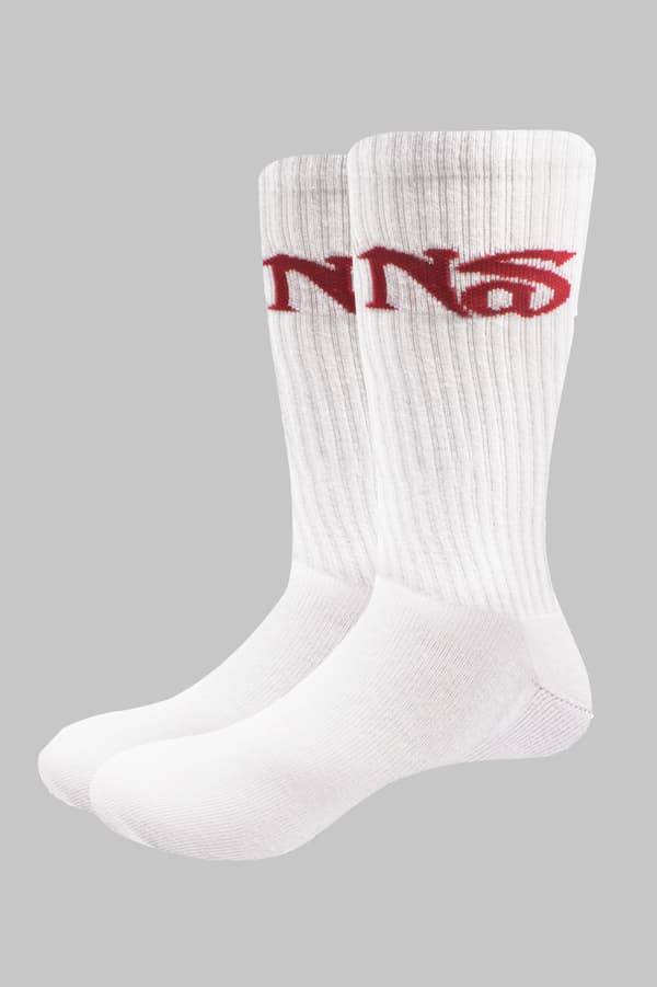 Nas Socks KD II Official Unisex White Ankle (UK SIZE 7 - 11) UK Size 7-11