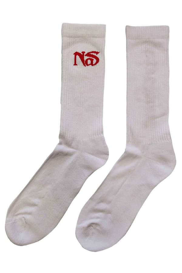Nas Socks KD II Official Unisex White Ankle (UK SIZE 7 - 11) UK Size 7-11