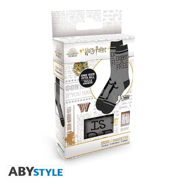 HARRY POTTER - Strumpor - Black & Grey - Dobby