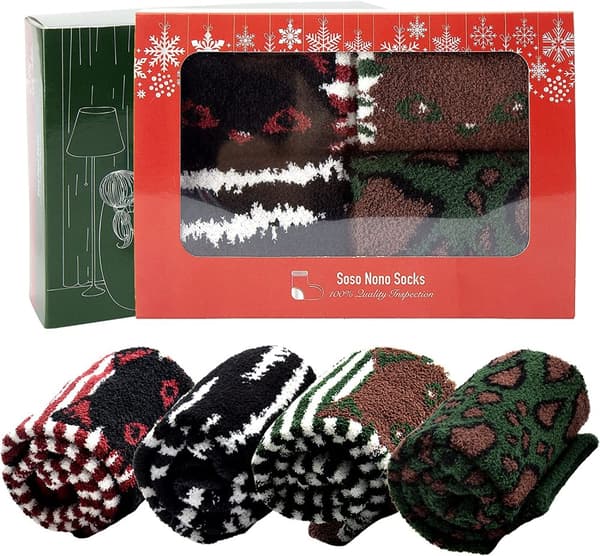 Kattstrumpor Jul 4-pack