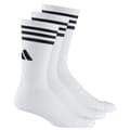 Miniatyrbilde 2 av 2: Adidas Mens Contrast Striped Crew Socks (Pack of 3)