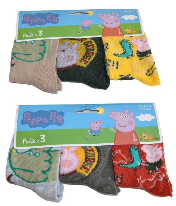 3-pack Greta gris Strumpor George multifärg 31/34