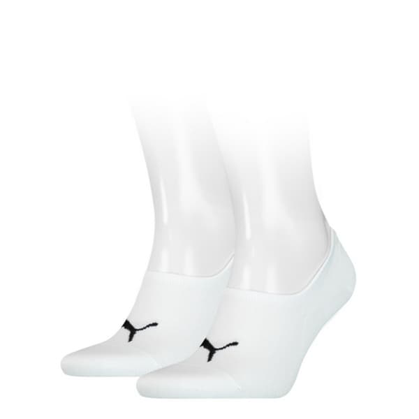 Puma Unisex Logo Trainer Socks (Pack Of 2) White 43/46