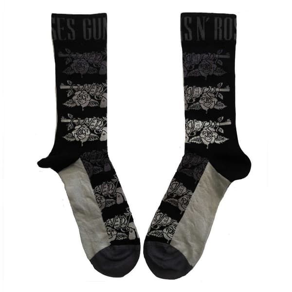 Guns N Roses Unisex voksen Pistols ankelsokker til voksne Black/Grey 7 UK-11 UK