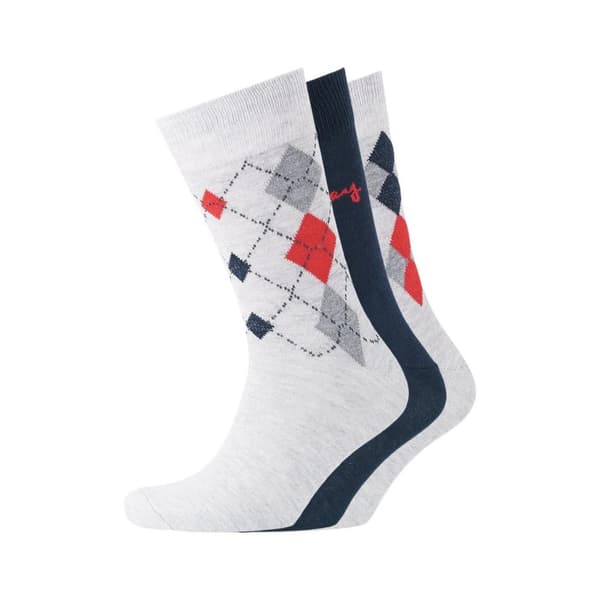 Money Diamond sokker til mænd (pakke med 3 stk.) Light Grey/Night Sky 6 UK-11 UK