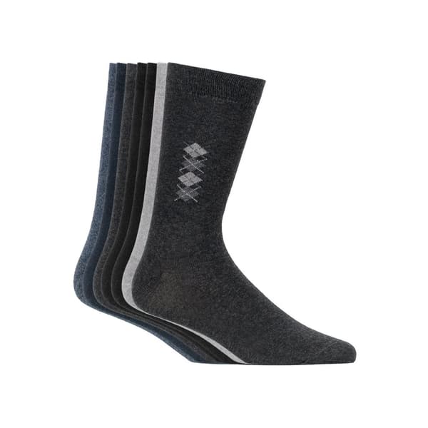 Juice Mens Ziglar Sustainable Socks (Pack of 7) Multicoloured 6 UK-11 UK