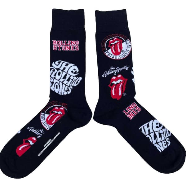 The Rolling Stones Unisex Adult Logo Socks
