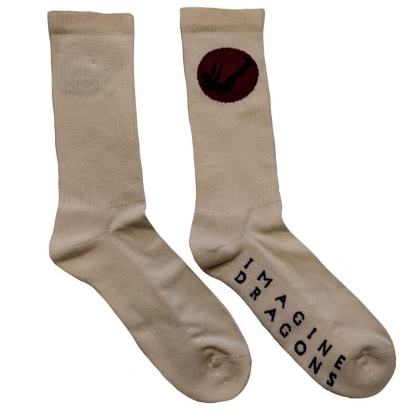Imagine Dragons Unisex Adult Mercury Socks Natural 7 UK-11 UK