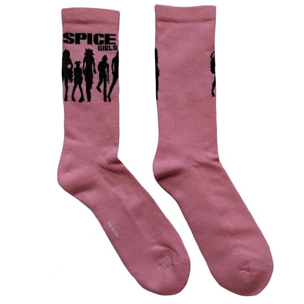 Spice Girls Unisex silhuet-sokker til voksne Pink 7 UK-11 UK