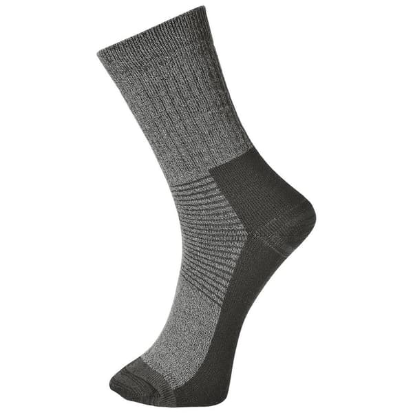 Portwest Unisex termiske sokker til voksne Grey 6 UK-9 UK