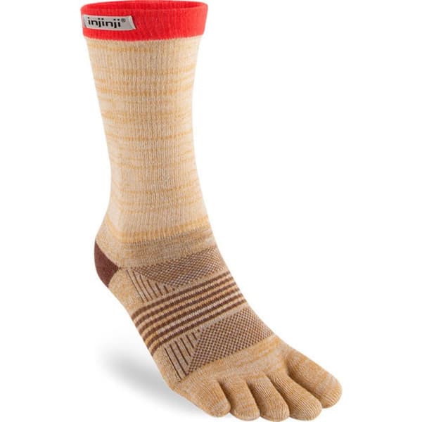 INJINJI WOMENS TRAIL MIDWEIGHT CREW HIGH Spur, tåstrumpor vandring XS/S  (35-40)