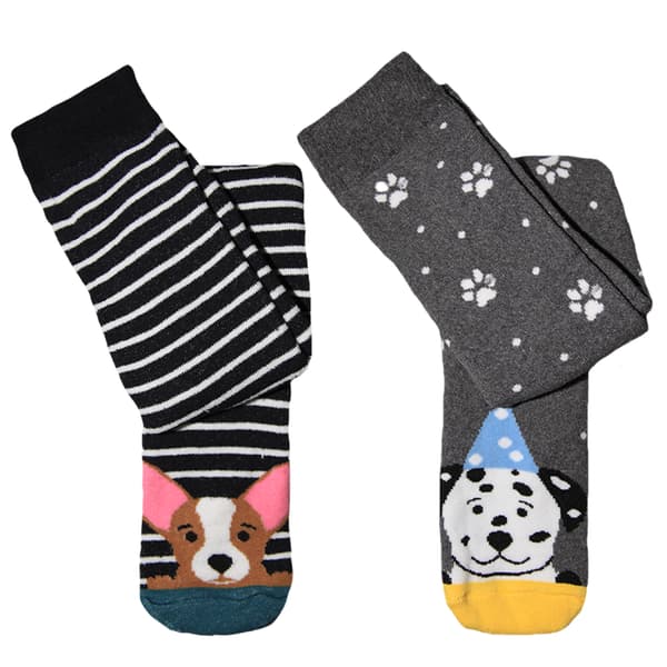 Simply Essentials Dame/kvinder Dogs Welly Socks (pakke med 2)