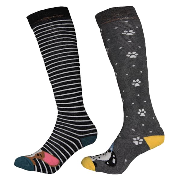 Simply Essentials Dame/kvinder Dogs Welly Socks (pakke med 2)