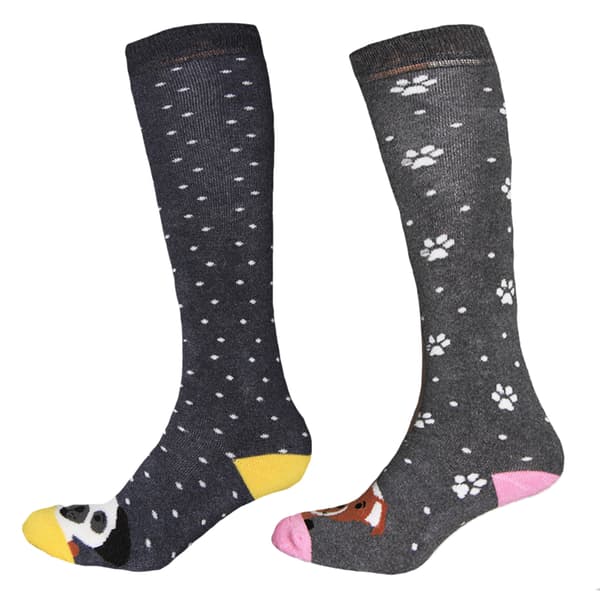 Simply Essentials Dame/kvinder Dogs Welly Socks (pakke med 2)