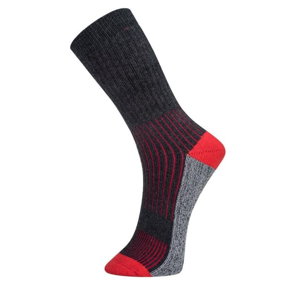 Portwest Mens Socks Black 6 UK-9 UK