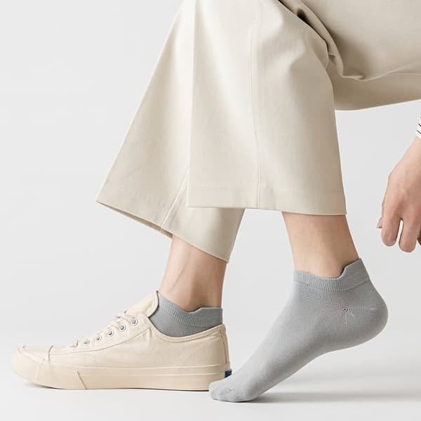 5 Pack Invisible No Show Socks Hälskydd Båtstrumpor för män