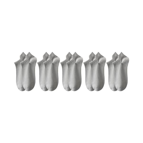 5 Pack Invisible No Show Socks Hälskydd Båtstrumpor för män