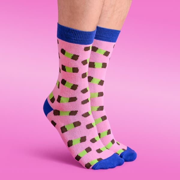 Strumpor Dammsugare Rosa stl 41-46