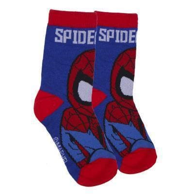 Spiderman 5 par barnesokker størrelse 23-25 avengers sokker